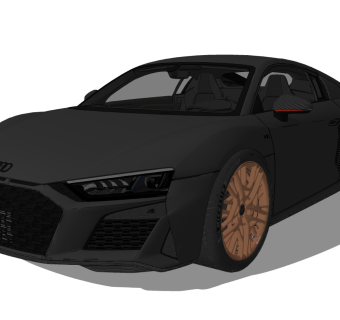 超精细汽车模型 奥迪 Audi R8